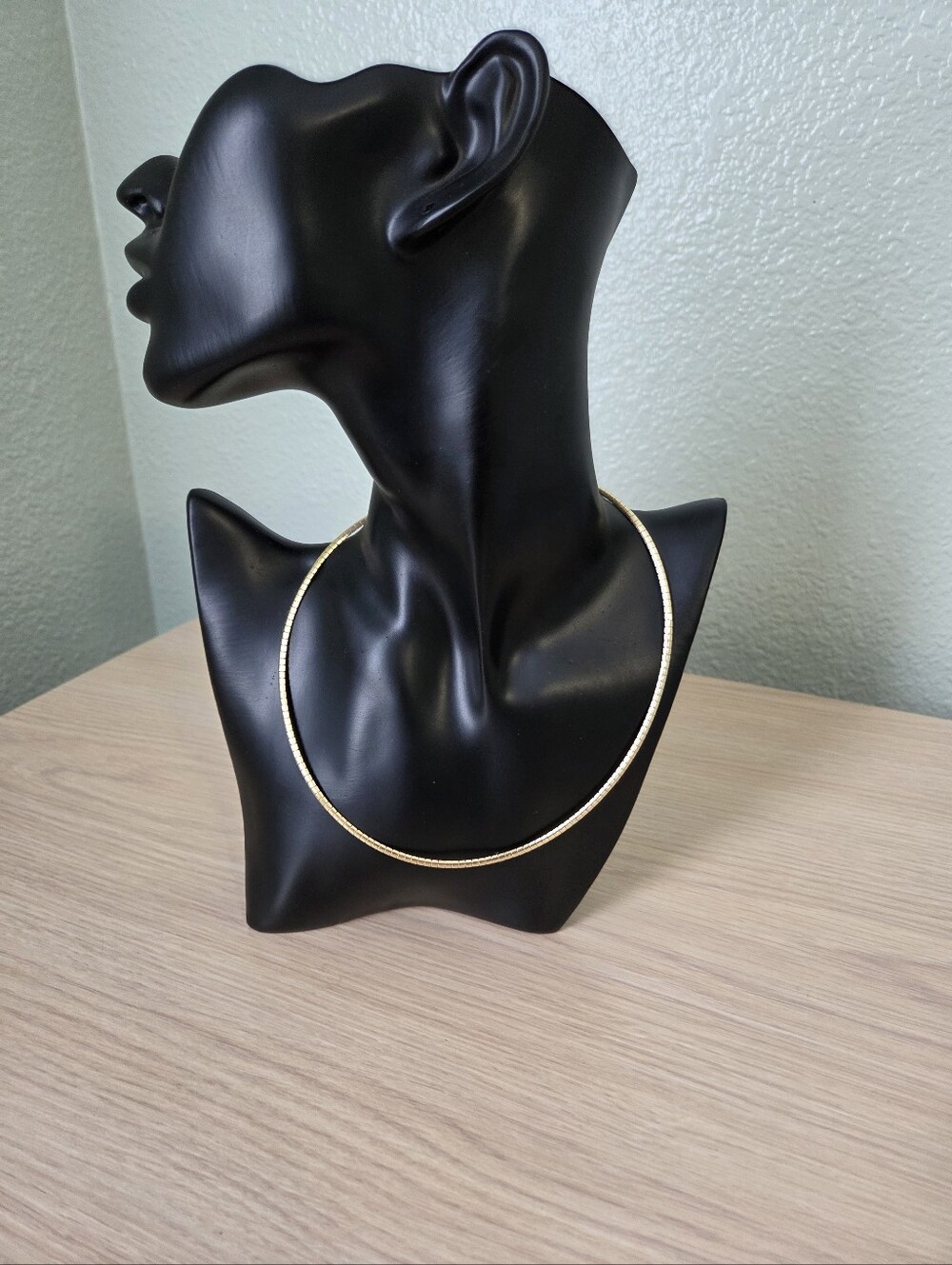 14k Yellow Gold Omega Necklace